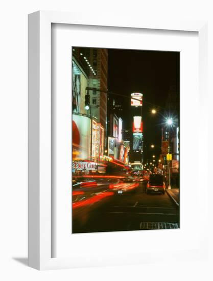 New York at Night-null-Framed Photographic Print