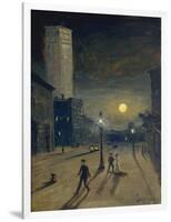 New York at Night-Louis Michel Eilshemius-Framed Giclee Print