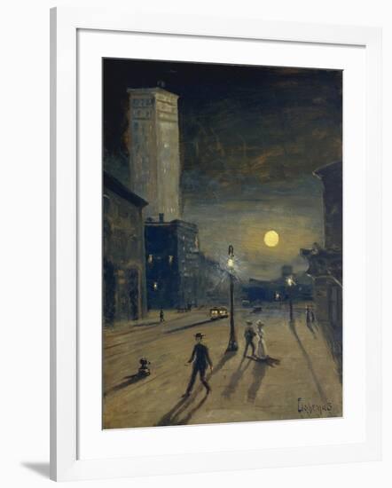 New York at Night-Louis Michel Eilshemius-Framed Giclee Print