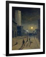 New York at Night-Louis Michel Eilshemius-Framed Giclee Print