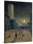 New York at Night-Louis Michel Eilshemius-Stretched Canvas