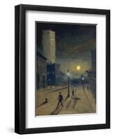 New York at Night-Louis Michel Eilshemius-Framed Giclee Print