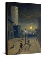 New York at Night-Louis Michel Eilshemius-Stretched Canvas