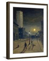 New York at Night-Louis Michel Eilshemius-Framed Giclee Print