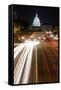 New York Avenue and U. S. Capitol Building-null-Framed Stretched Canvas