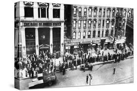 New York: Bank Run, 1930-null-Stretched Canvas