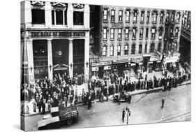 New York: Bank Run, 1930-null-Stretched Canvas