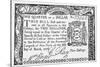 New York Banknote, 1776-null-Stretched Canvas