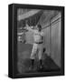 New York Baseball Player-null-Framed Poster