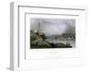 New York Bay as Seen from the Telegraph Station, USA, 1838-R Wallis-Framed Giclee Print