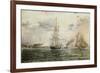 New York Bay, Castle Clinton, circa 1875-James Abbott McNeill Whistler-Framed Giclee Print