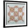 New York Beauty Coverlet, American, Pieced, Quilted and Appliqued Cotton, Circa 1870-null-Framed Giclee Print