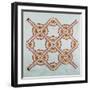 New York Beauty Coverlet, American, Pieced, Quilted and Appliqued Cotton, Circa 1870-null-Framed Premium Giclee Print