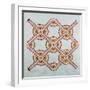 New York Beauty Coverlet, American, Pieced, Quilted and Appliqued Cotton, Circa 1870-null-Framed Premium Giclee Print