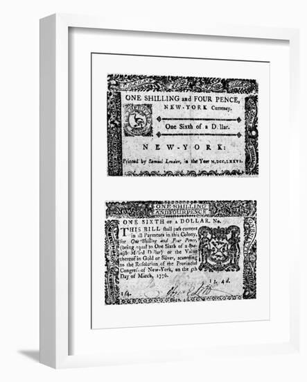 New York Bill, 1776-null-Framed Giclee Print