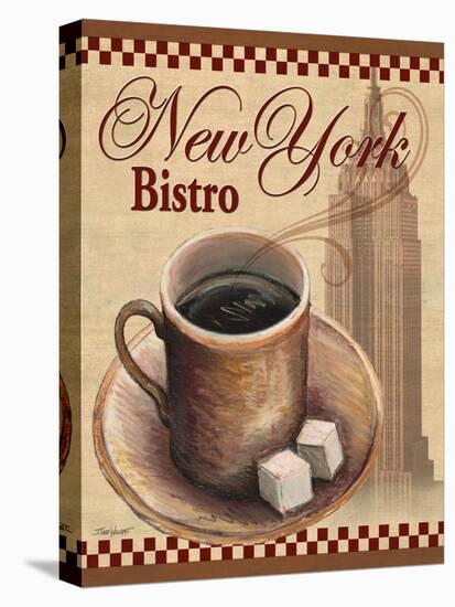 New York Bistro-Todd Williams-Stretched Canvas