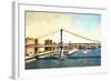 New York Bridge-Philippe Hugonnard-Framed Giclee Print