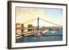 New York Bridge-Philippe Hugonnard-Framed Giclee Print