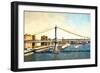 New York Bridge-Philippe Hugonnard-Framed Giclee Print