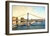 New York Bridge-Philippe Hugonnard-Framed Premium Giclee Print