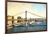 New York Bridge-Philippe Hugonnard-Framed Giclee Print