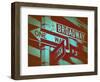 New York Broadway Sign-NaxArt-Framed Art Print