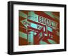 New York Broadway Sign-NaxArt-Framed Art Print