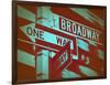 New York Broadway Sign-NaxArt-Framed Art Print