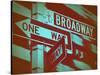 New York Broadway Sign-NaxArt-Stretched Canvas