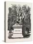 New York: Bronze Statue of Robert Burns, Unvailed in Central Park, October 2Nd, U.S., 1880 1881-null-Stretched Canvas