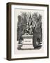 New York: Bronze Statue of Robert Burns, Unvailed in Central Park, October 2Nd, U.S., 1880 1881-null-Framed Premium Giclee Print