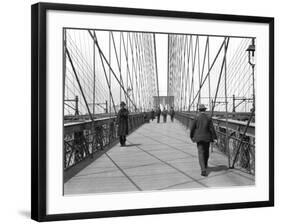 New York, Brooklyn Bridge, 1905-Waldemar Abegg-Framed Giclee Print