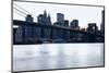 New York, Brooklyn Bridge and Lower Manhattan-Skaya-Mounted Photographic Print