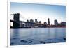 New York, Brooklyn Bridge and Lower Manhattan-Skaya-Framed Photographic Print