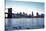 New York, Brooklyn Bridge and Lower Manhattan-Skaya-Stretched Canvas