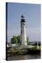 New York, Buffalo. Buffalo Main Lighthouse.-Cindy Miller Hopkins-Stretched Canvas