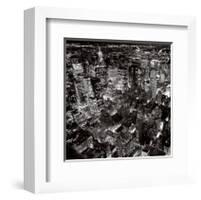 New York by Night-Henri Silberman-Framed Art Print