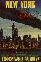 New York by Pennsylvania Railroad-null-Lamina Framed Poster