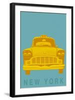 New York - Cab-Ben James-Framed Art Print