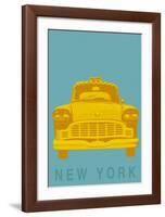 New York - Cab-Ben James-Framed Art Print