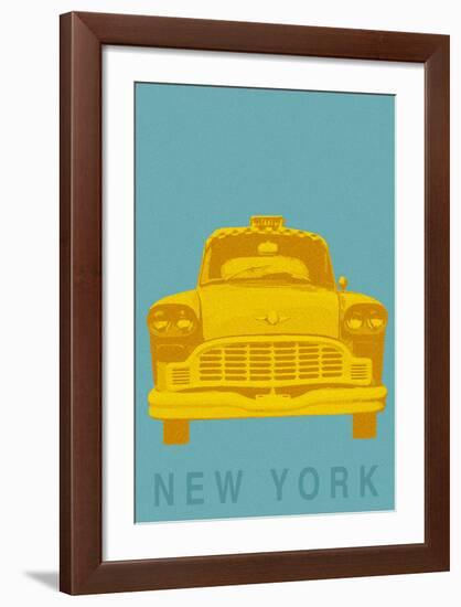 New York - Cab-Ben James-Framed Art Print