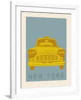 New York - Cab-Ben James-Framed Art Print