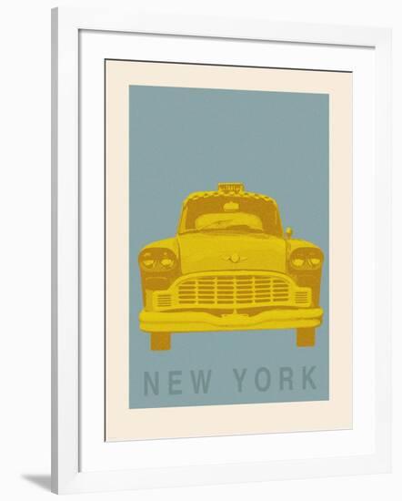 New York - Cab-Ben James-Framed Art Print