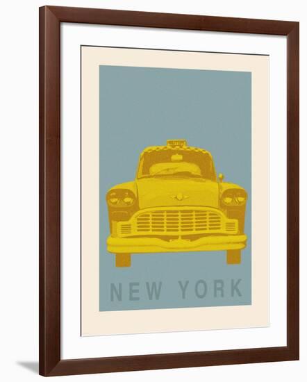 New York - Cab-Ben James-Framed Art Print