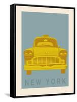 New York - Cab-Ben James-Framed Stretched Canvas