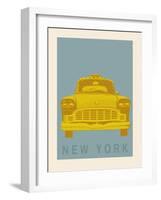 New York - Cab-Ben James-Framed Art Print