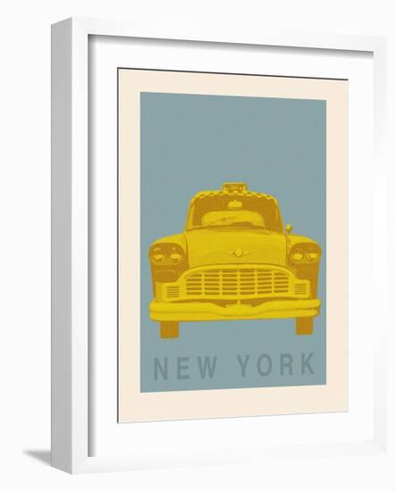 New York - Cab-Ben James-Framed Art Print