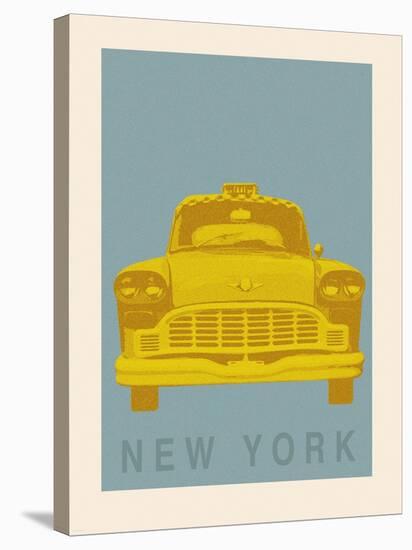 New York - Cab-Ben James-Stretched Canvas