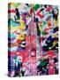 New York Camo-Abstract Graffiti-Stretched Canvas