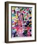 New York Camo-Abstract Graffiti-Framed Giclee Print